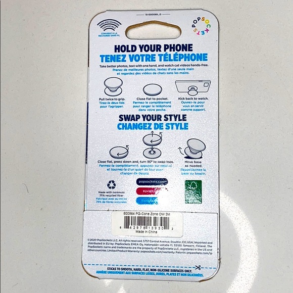 🚫 SOLD 🚫 ⭐️(2 for $15) PoPSockets Cone Zone - Picture 9 of 9